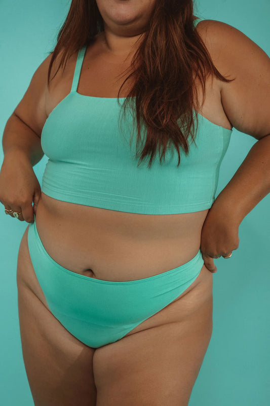 High Rise (SC) Thong - Blue Crush