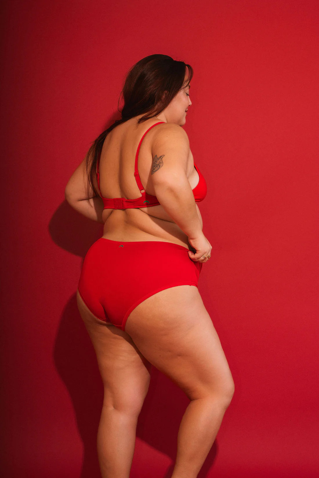Hipster Panty (D+) - Red