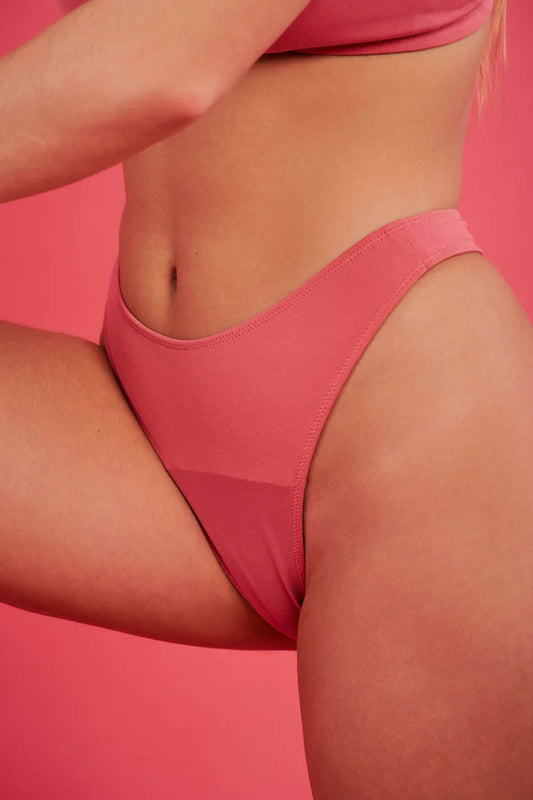 High Rise Thong (SC) - Desert Rose