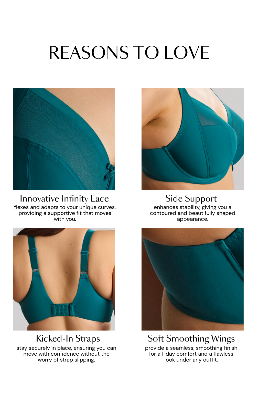 Bliss Full Cup (SC) Bra 10685C - Teal