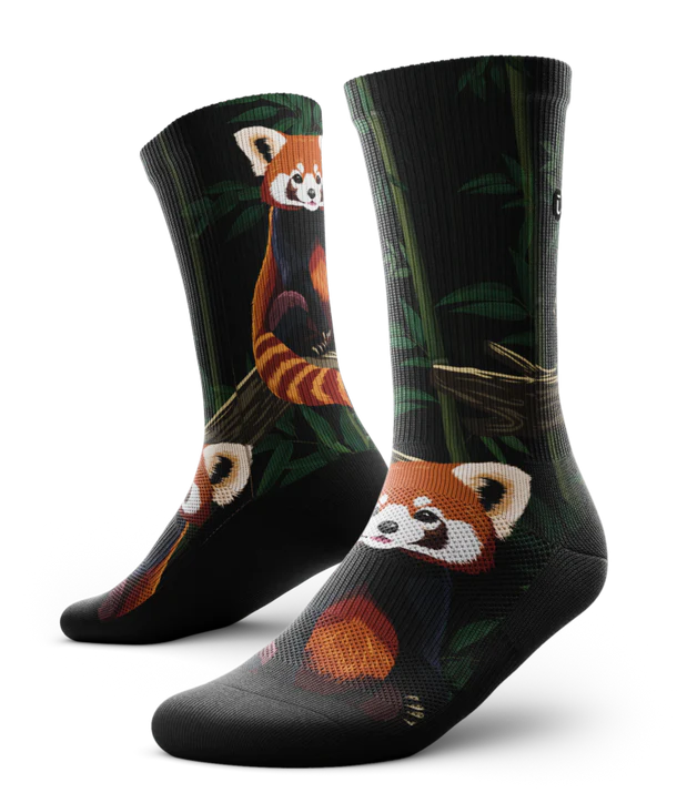 Red Panda Unisex Performance Crew Socks