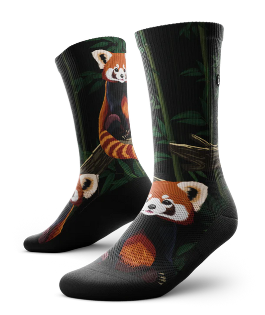 Red Panda Unisex Performance Crew Socks