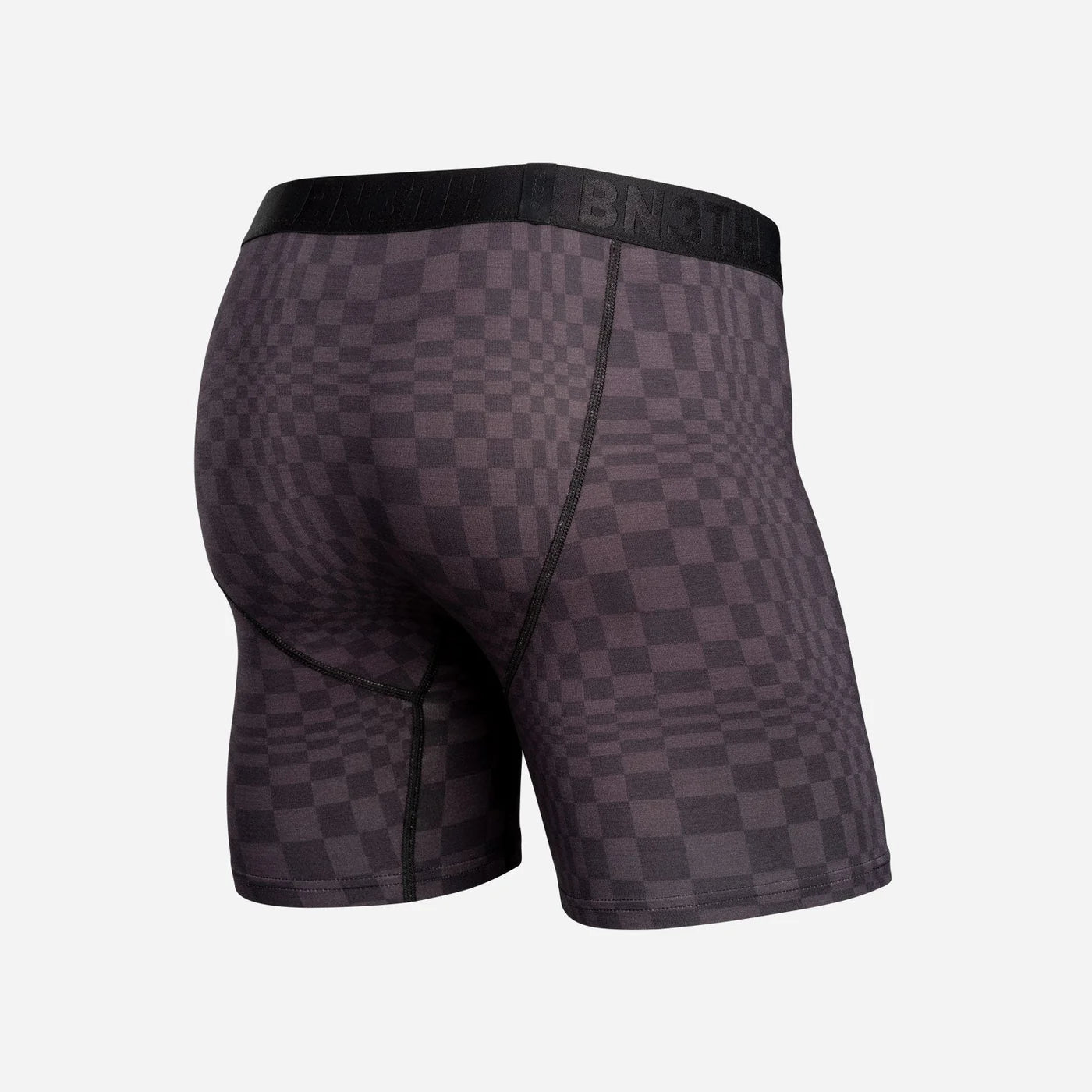 BN3TH 6.5" Classic Icon Boxer Brief - Liquid Checker - Black