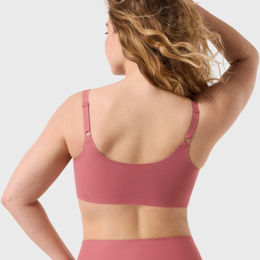 Structured Scoop (SC) Wireless T-shirt Bra - Pink Canyon