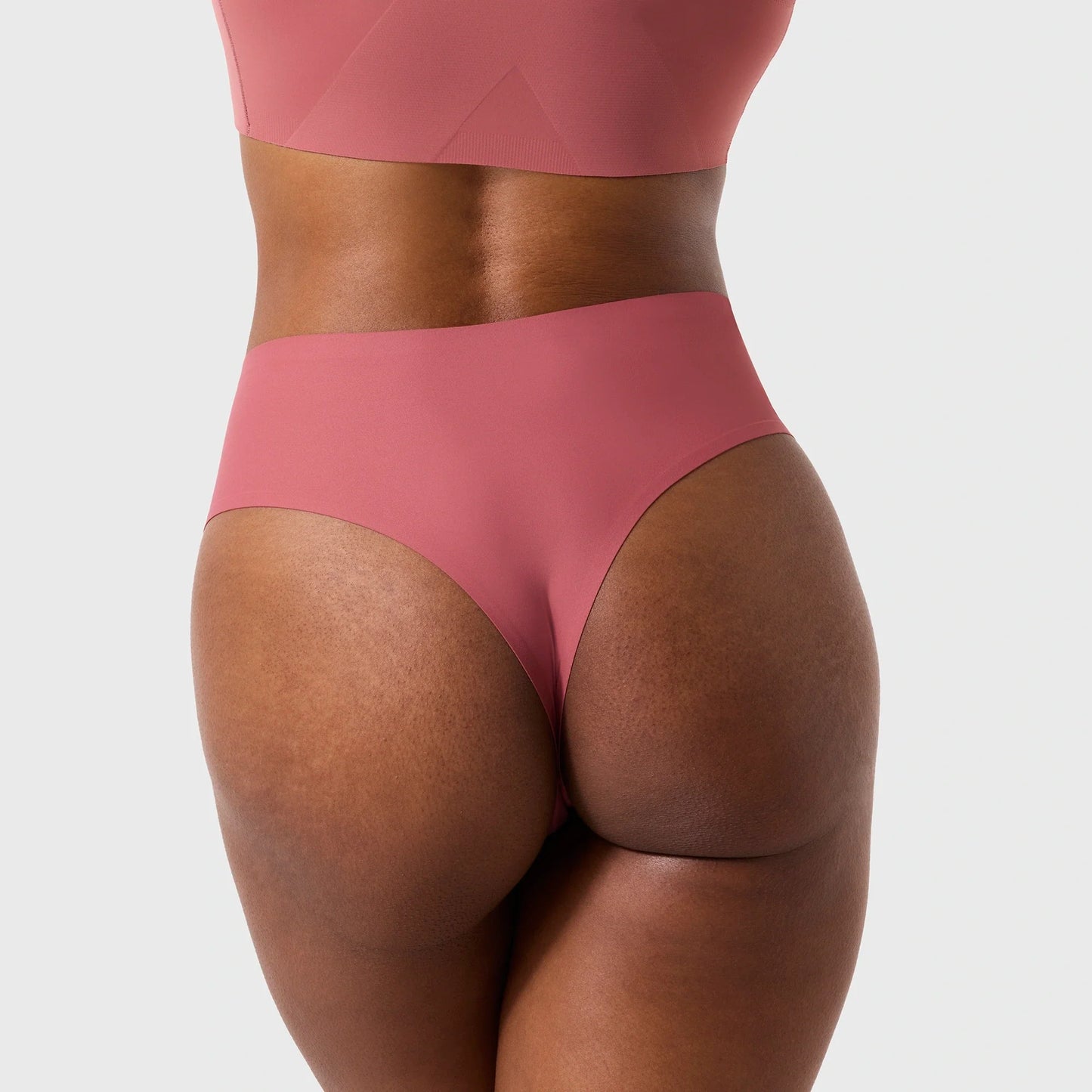 High (SC) Waisted Thong - Pink Canyon