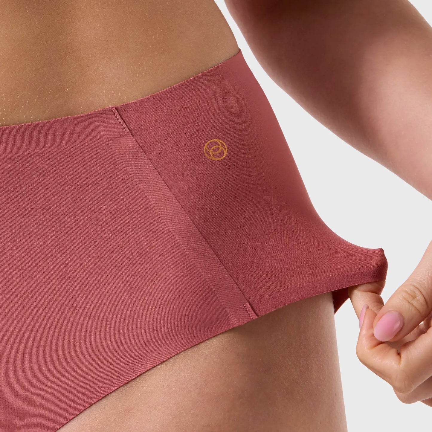 High (SC) Waisted Retro Bikini - Pink Canyon