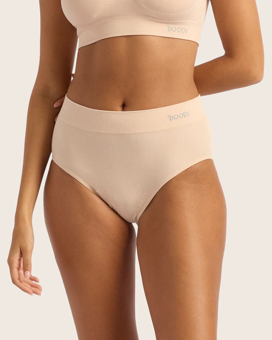 Bamboo Seamfree Full Brief BF - Nude Shell