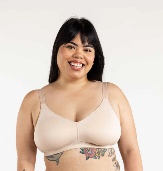 Symmetry Wireless T-shirt Bra - Champagne