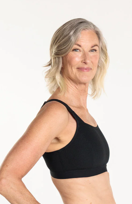 Pulse Wireless Padded Sport Bra - Black