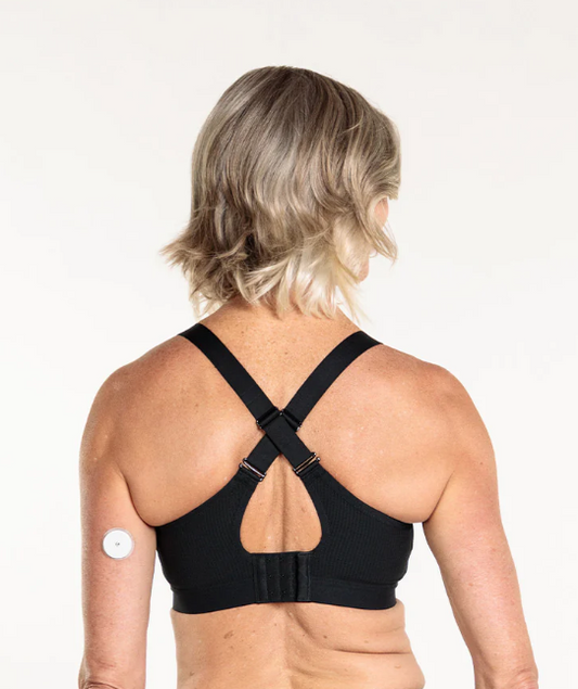 Pulse Wireless Padded Sport Bra - Black