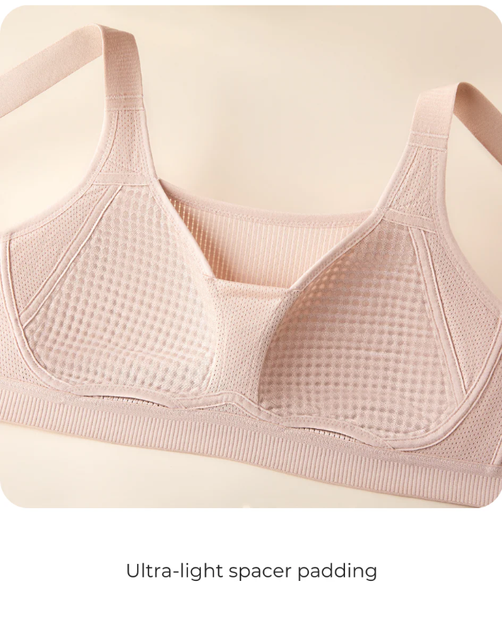 Pulse Wireless Padded Sport Bra - Black