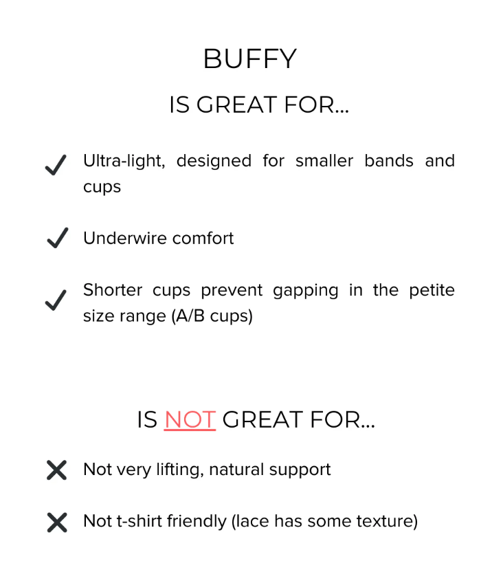 Buffy (X) Flexwire Bra - Black