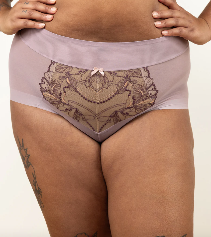 Penny Ultra High-Rise Cheeky Brief - Elderberry