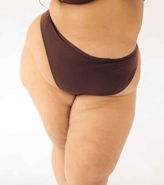 Seamless High Rise Mineral Thong - Brown