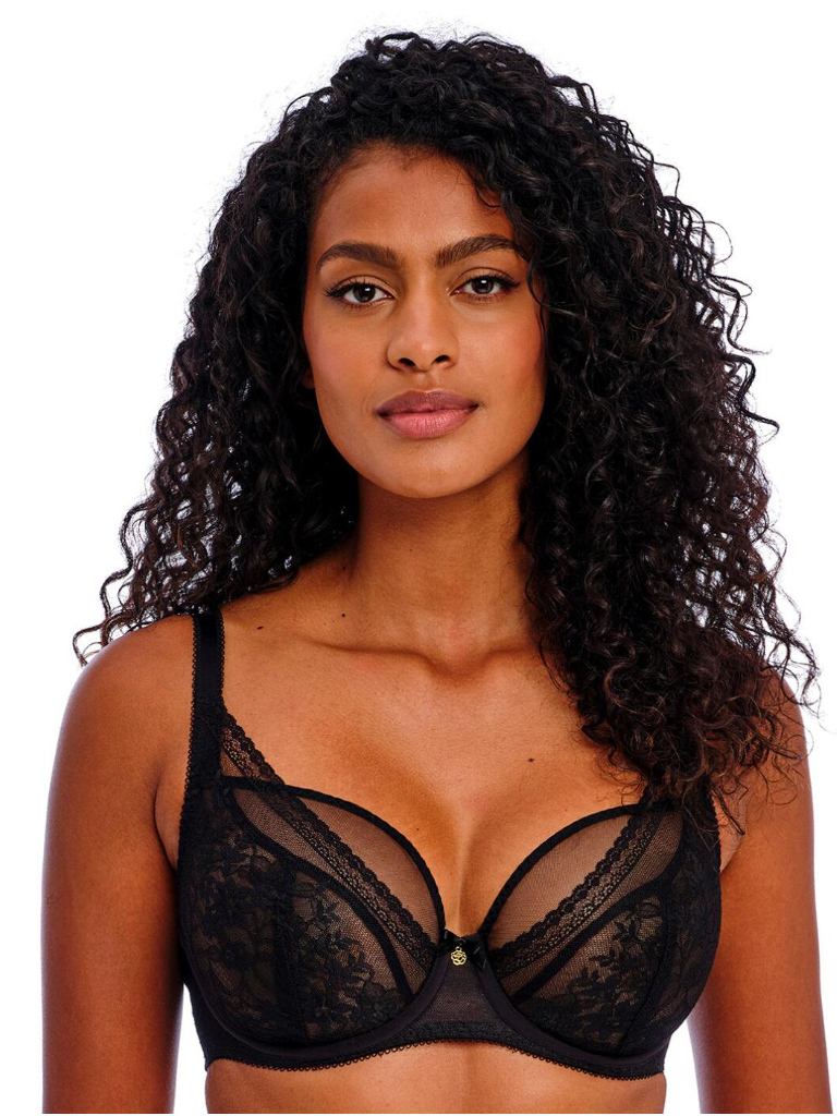 Sydnie High Apex Plunge Bra AA402821 BLK - Black