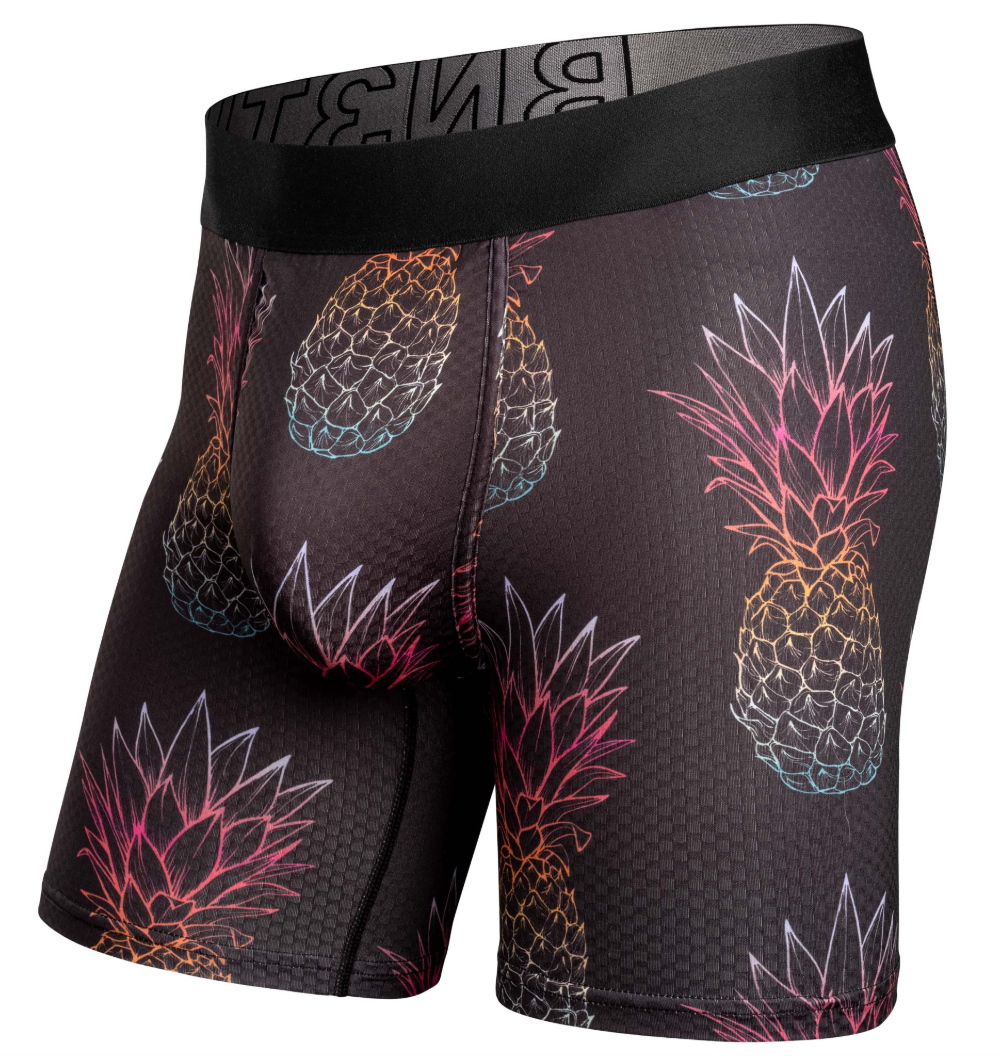 BN3TH Pro Agua X 6.5 Boxer Briefs A013 - Oversized Pineapple Fade - Black