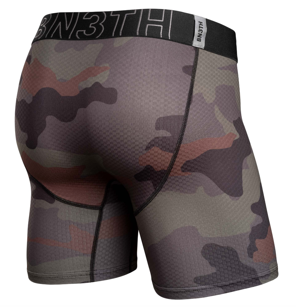 BN3TH Pro Agua X 6.5 Boxer Briefs A014 - Basecamp Camo - Woodland