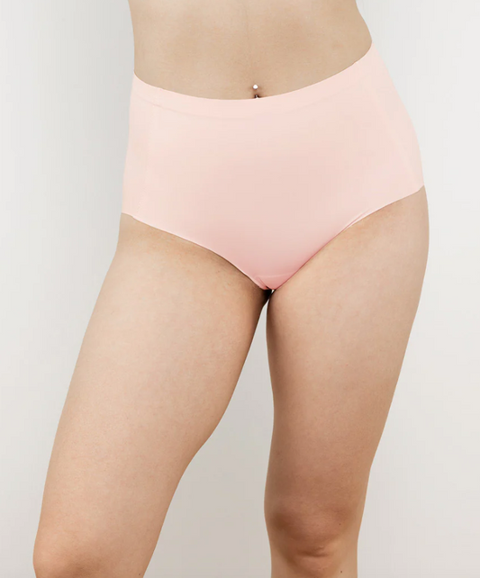 Bubble High-Rise Brief - Powder Pink