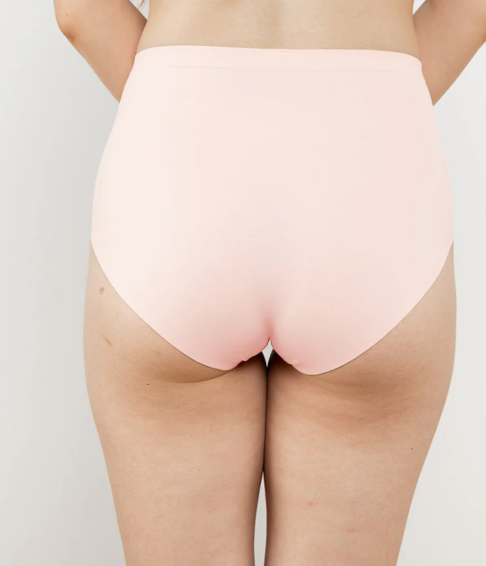 Bubble High-Rise Brief - Powder Pink