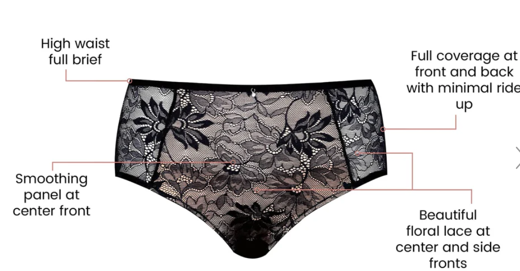 Luxlacy High Waist Brief 2005 - Black