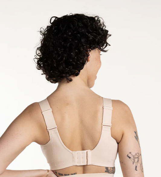 Ginger Wireless Smooth Lace Full Coverage Bra - Champagne