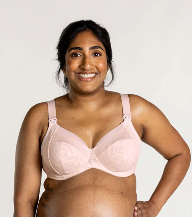 Cora FlexWire Nursing Bra - Powder Pink
