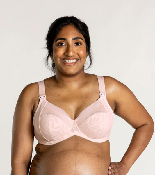 Cora FlexWire Nursing Bra - Powder Pink