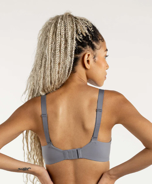 Symmetry Wireless T-shirt Bra - Stone Blue