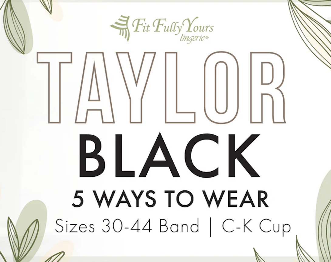 Taylor Multiway T-shirt Bra - Black