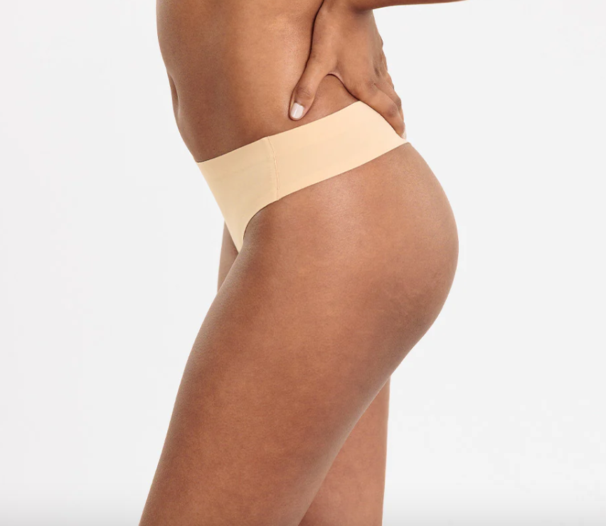 Bubble (X) Mid-Rise Thong - Champagne