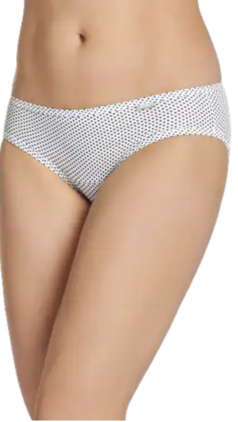 100% Cotton Elance Bikini - 3 Pack 7462 976 - Deep Blue Heather/Deep Blue Dot/Sea Blue Heather