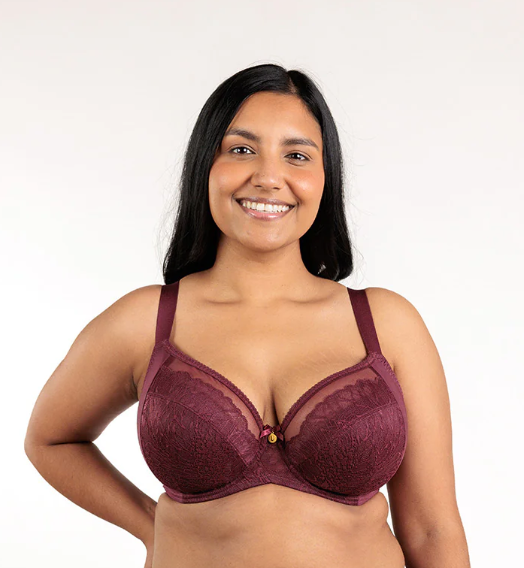Paige (X) FlexWire Full Coverage Bra - Wine