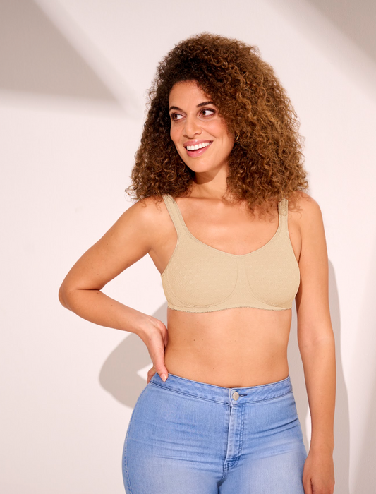 Tiana Wireless T-shirt Bra 44809 - Sand