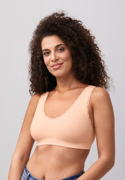 Kitty Wireless 69% Cotton T-shirt Bra 44607 - Blush