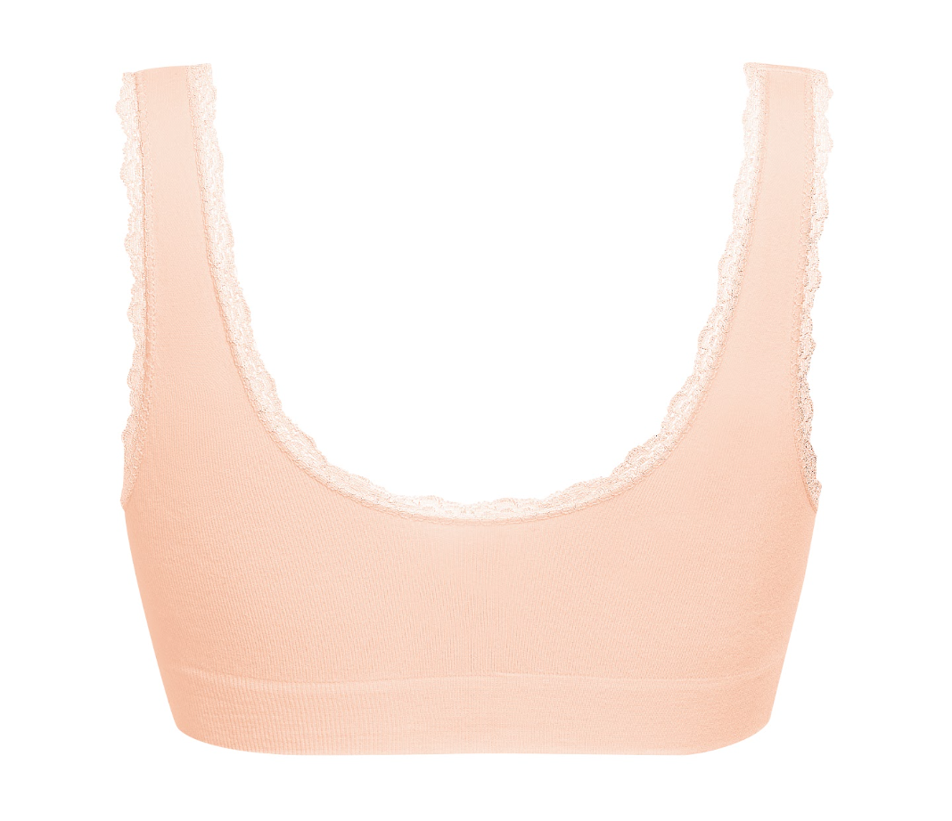 Kitty Wireless 69% Cotton T-shirt Bra 44607 - Blush