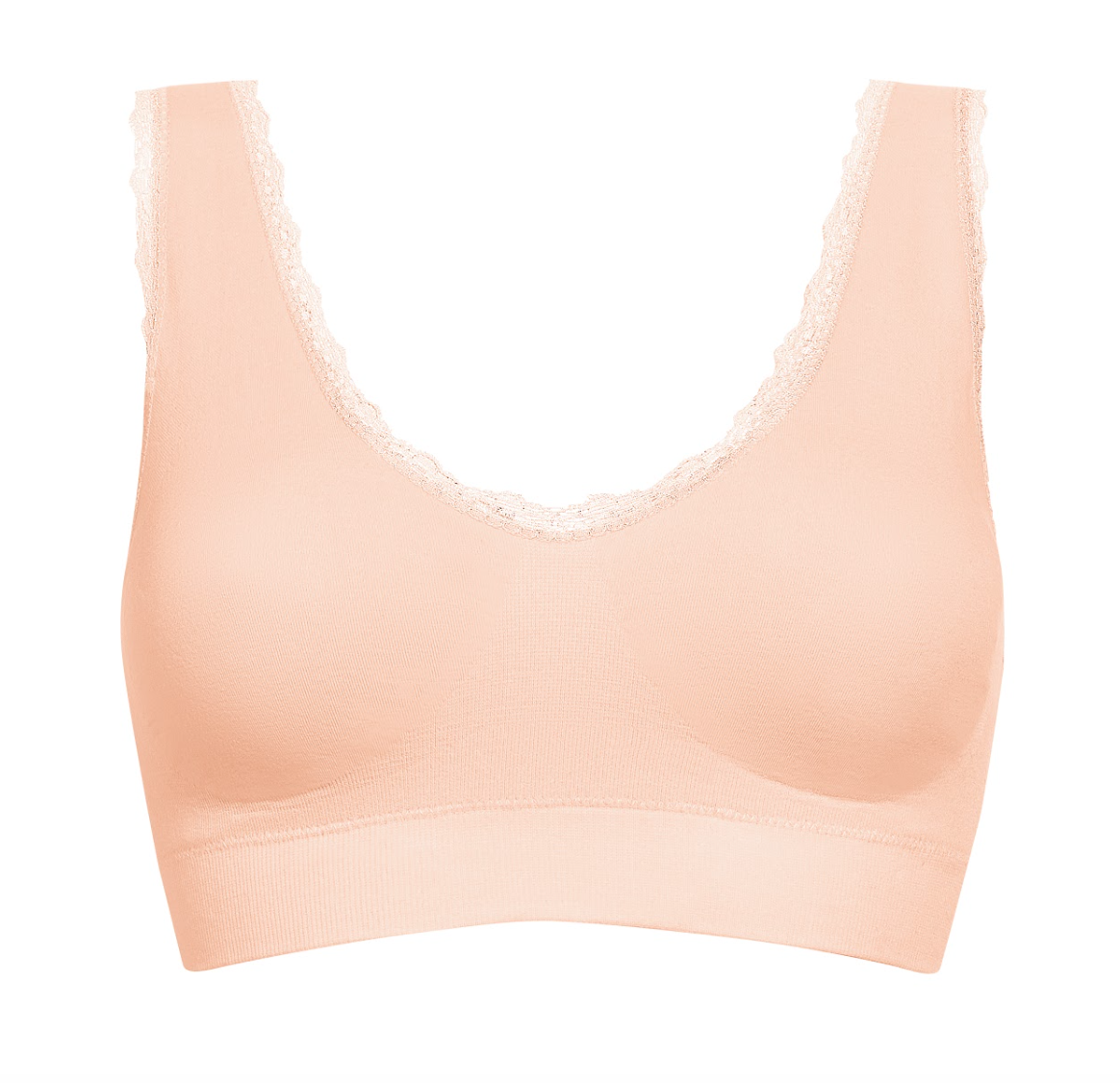 Kitty Wireless 69% Cotton T-shirt Bra 44607 - Blush
