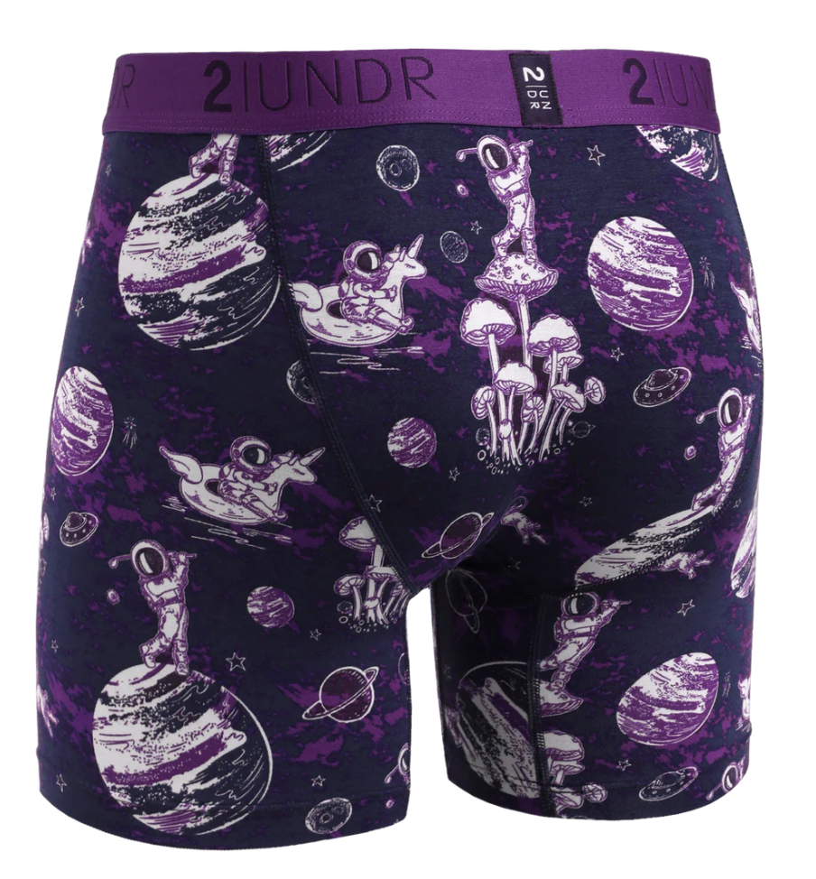 2UNDR 6" Swing Shift Boxer Brief - Space Golf Navy