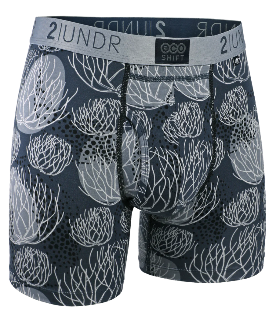 2UNDR 6" Eco Shift Boxer Brief - Tumbleweed