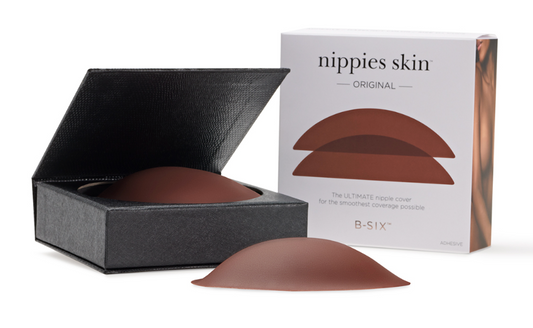 Intimates Reusable Silicone Nipple Covers in Chestnut