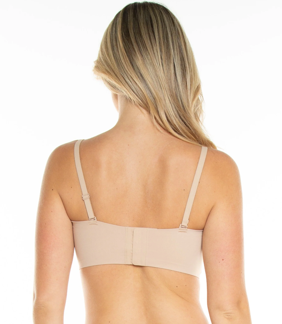 Invisible Edge Multiway Strapless Wireless Bandeau Bra 1702 - Beige