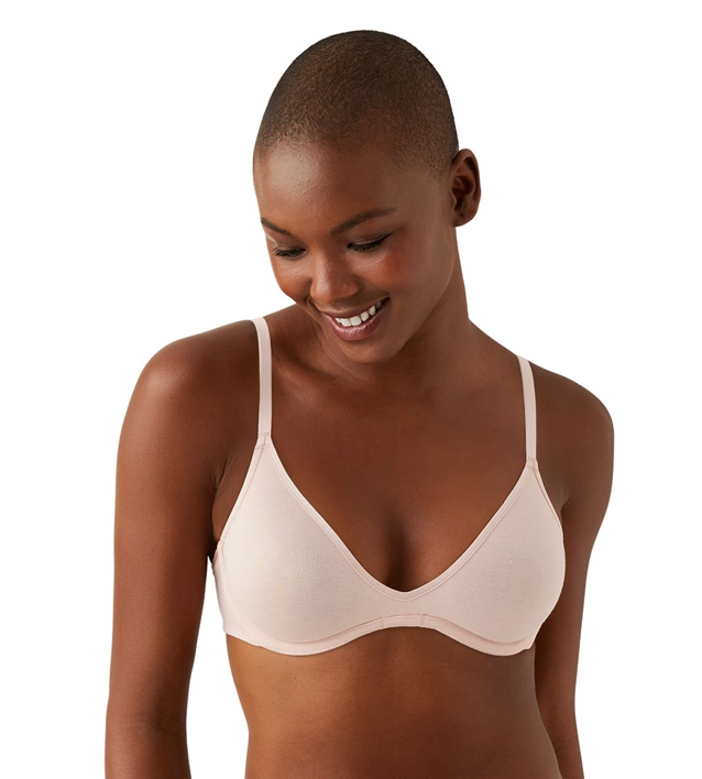 Cotton to a Tee Scoop T-shirt Bra 951272 278 - Rose Smoke