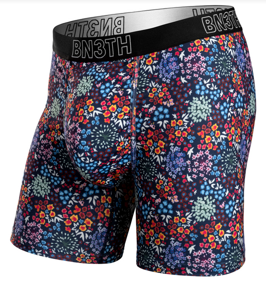 BN3TH 5.5" Inception Boxer Brief - Floral Field - Naval