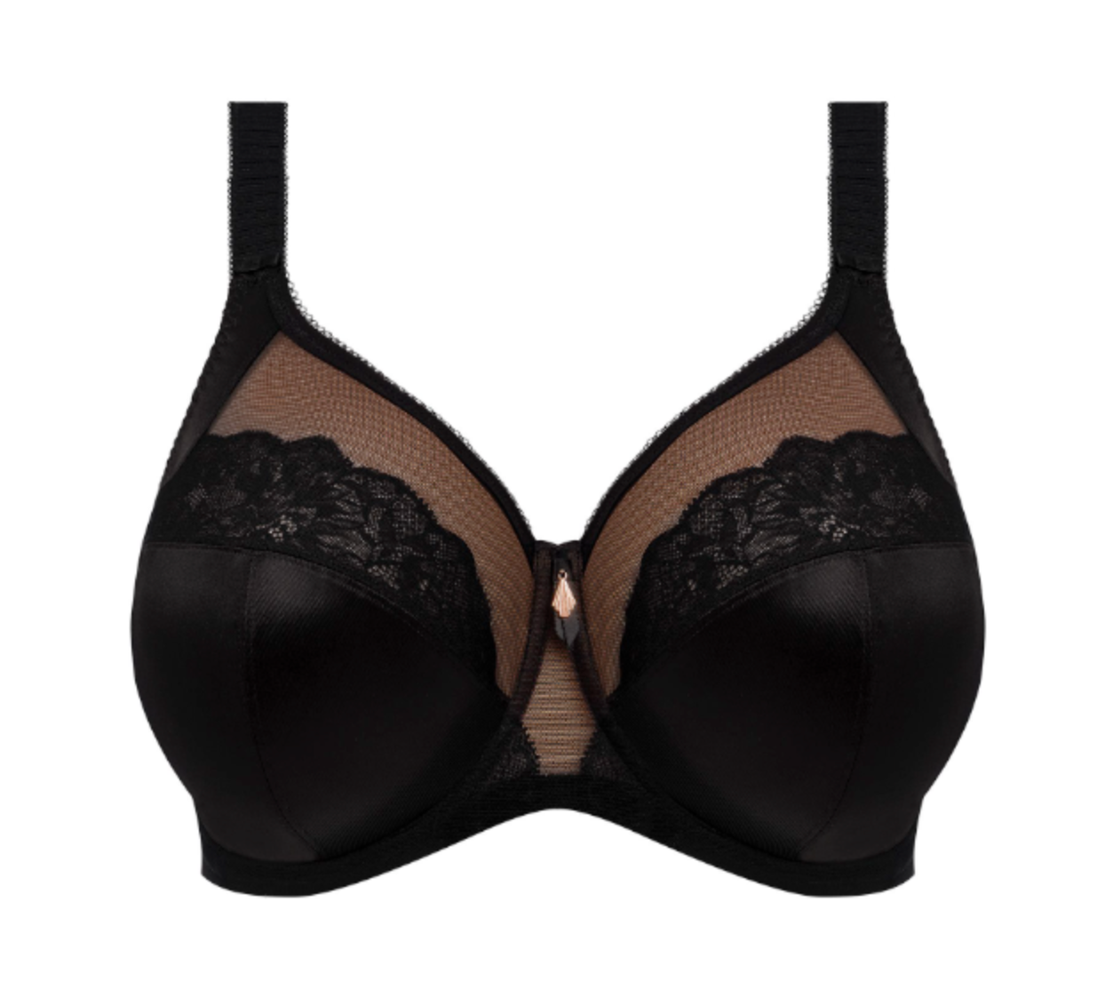 Cate Allure Full Cup Underwire Bra EL302405 BLK - Black