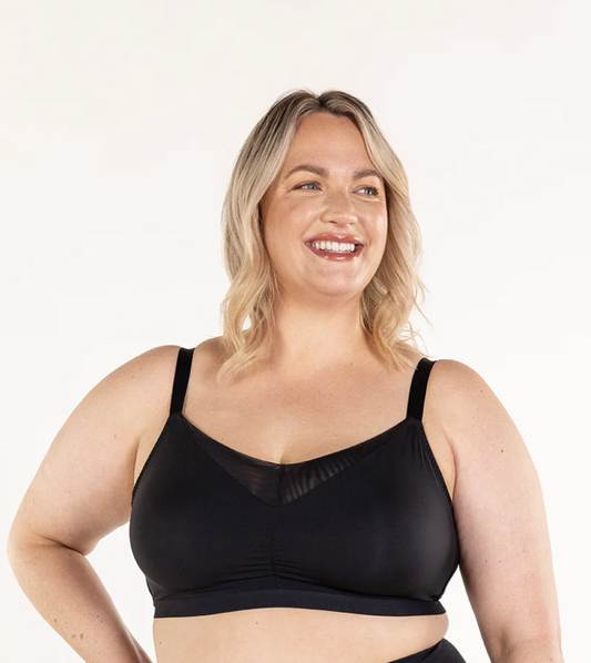 Smooth Essentials Wireless T-shirt Bra - Black
