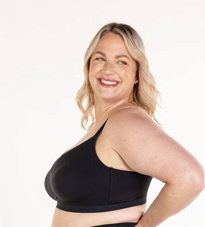 Smooth Essentials Wireless T-shirt Bra - Black