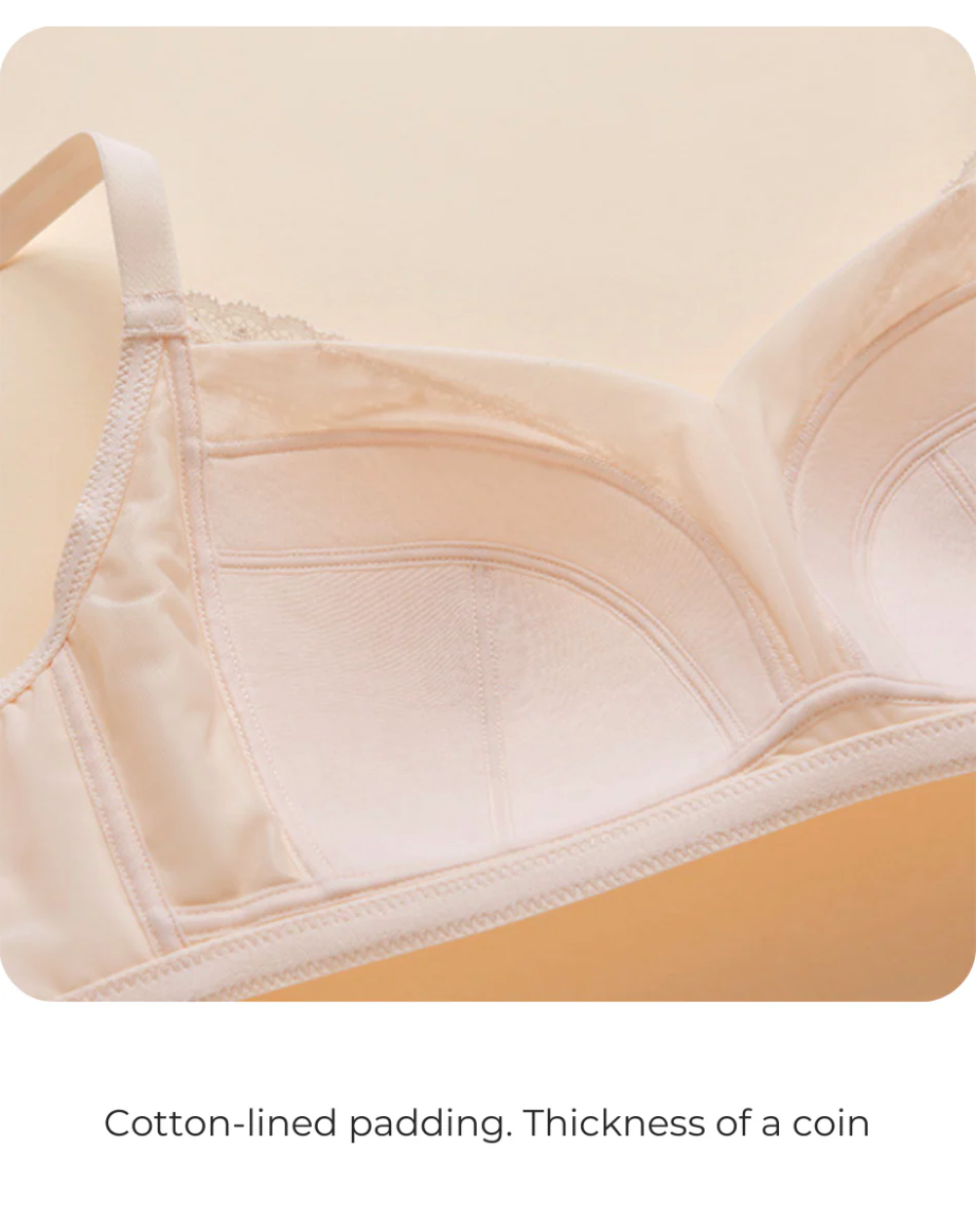 Leanne (X) Wireless Bra - Cafe au Lait
