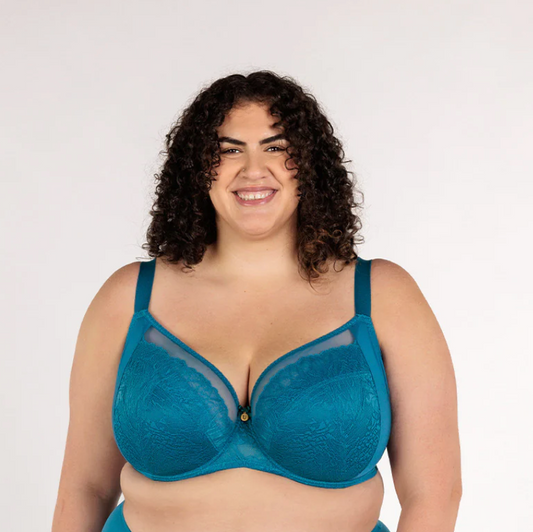 Paige (X) FlexWire Full Coverage Bra - Peacock