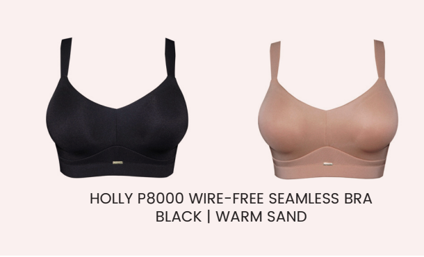Holly Wireless T-shirt Bra P8000 - Black