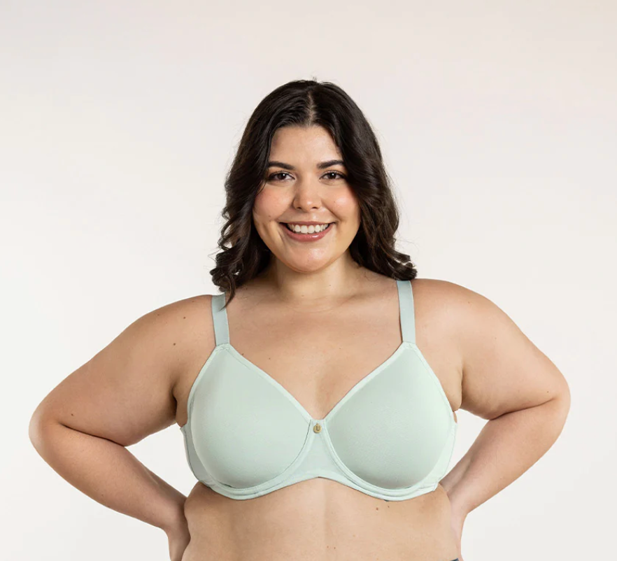 Cooling Flexwire (X) Unpadded T-shirt Bra - Jade