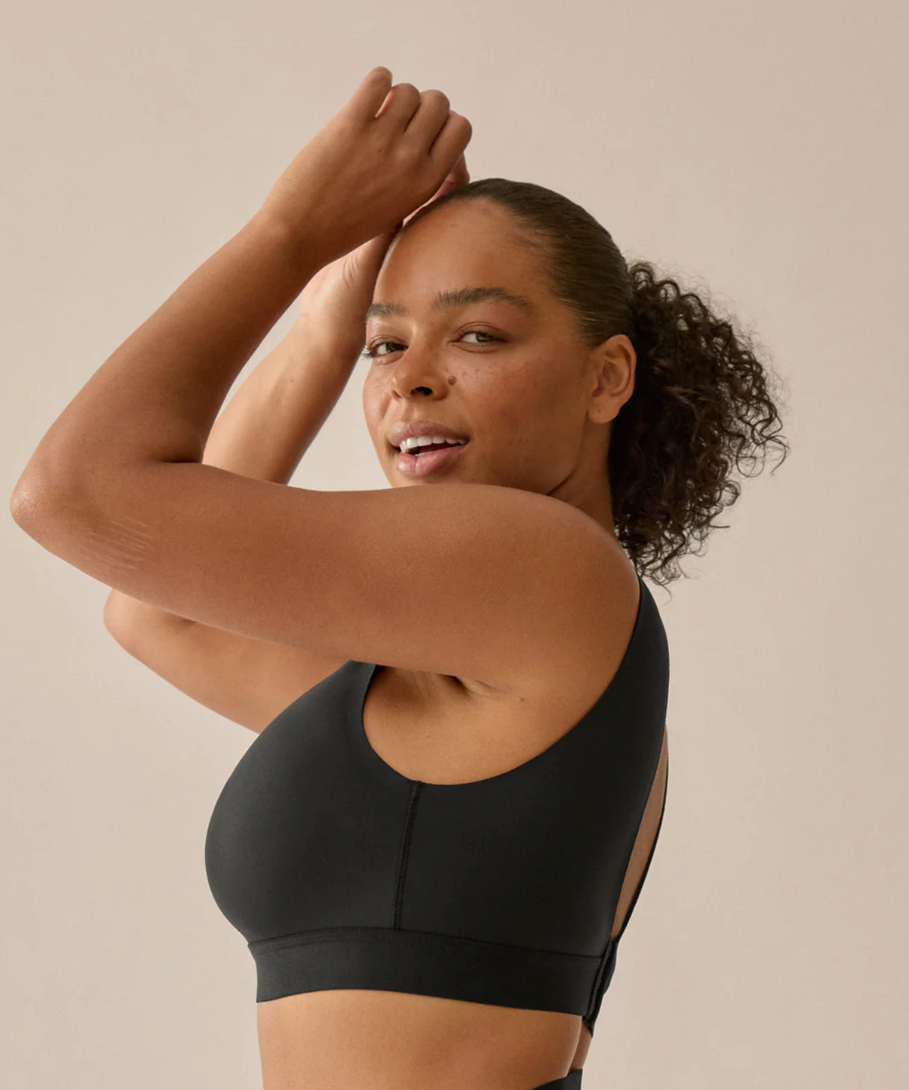 Wireless Smoothing T-shirt Bra 5832 - Black White